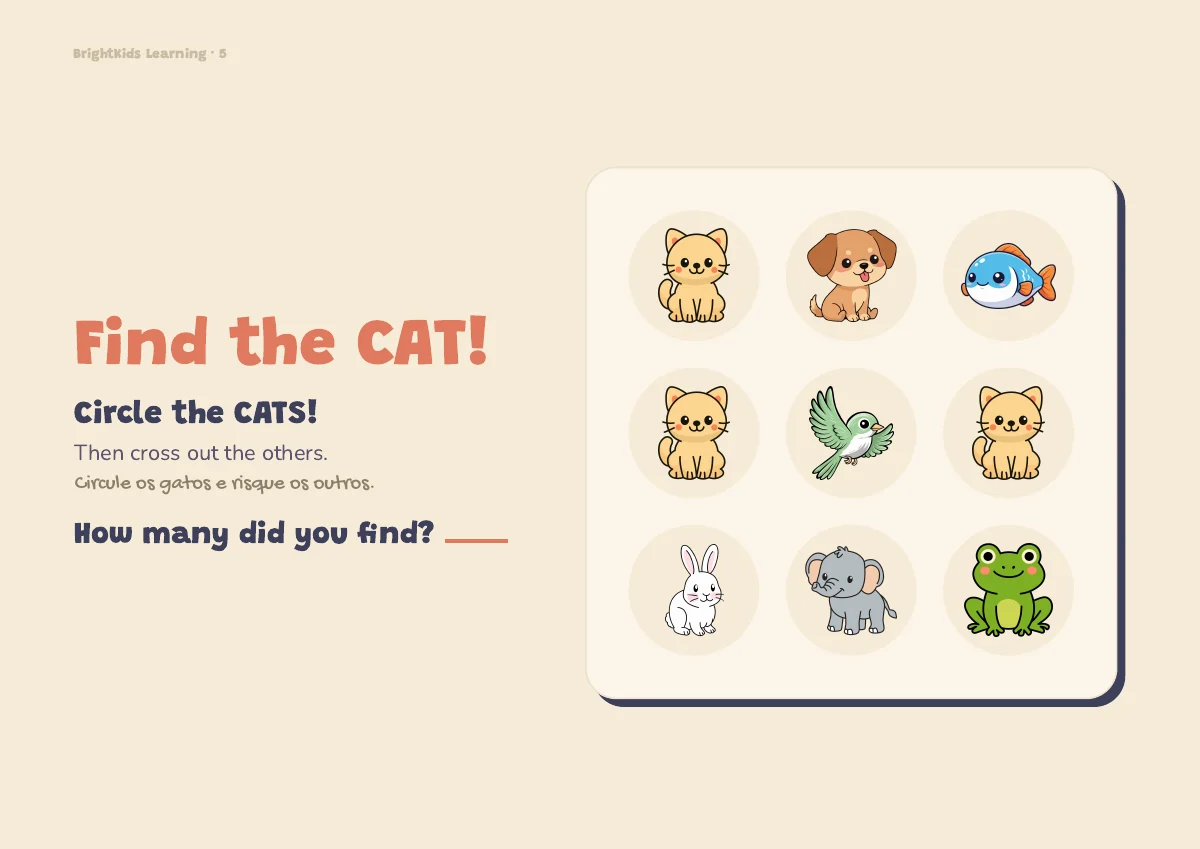 Vamos praticar — My First Animals