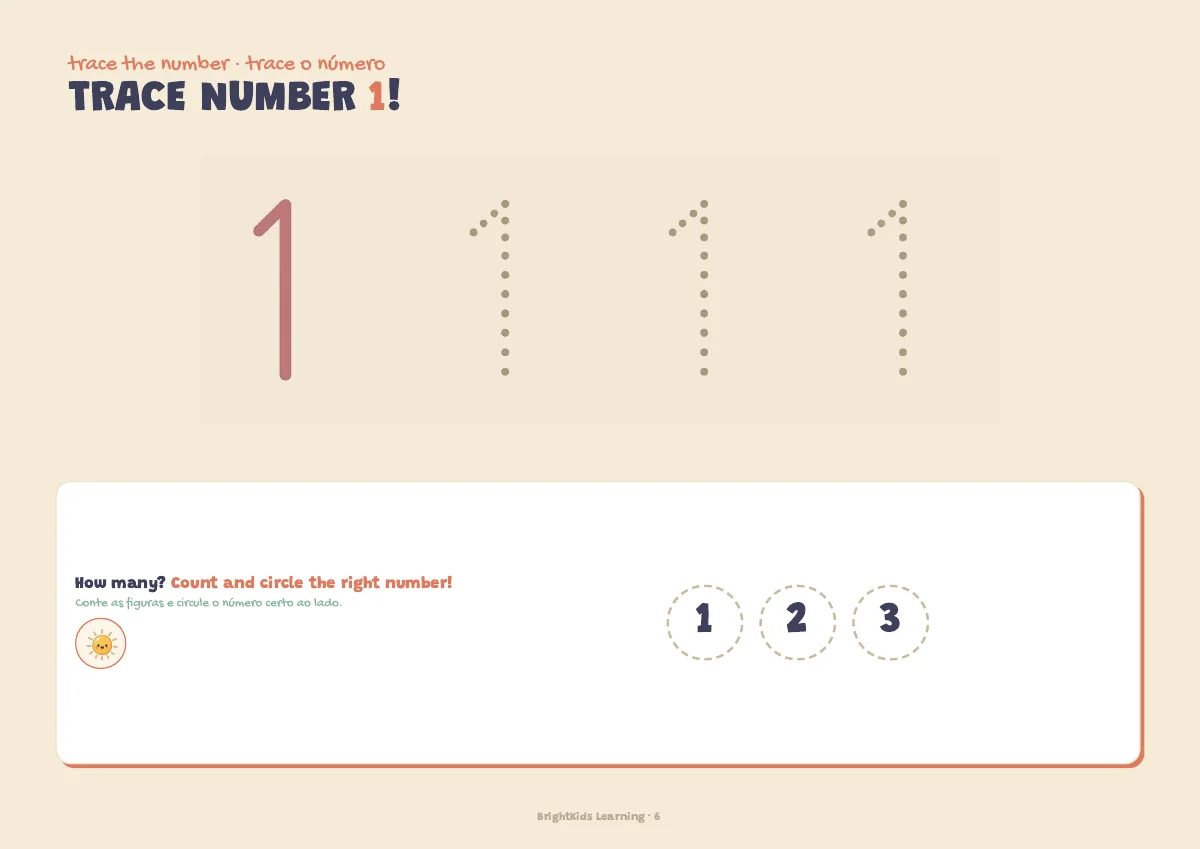 Mãos à obra — My Numbers Book